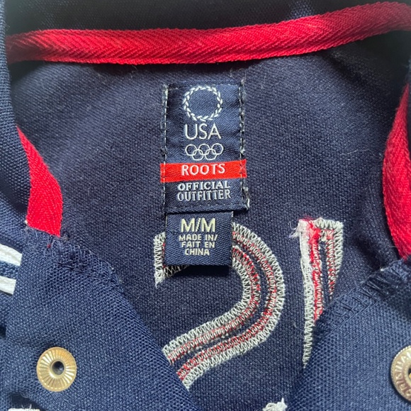 Vintage Roots.2004 USA Olympic Button Up Shirt (Kids) - Picture 6 of 6